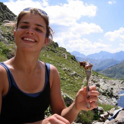 Eating in refuge du Pigeonnier