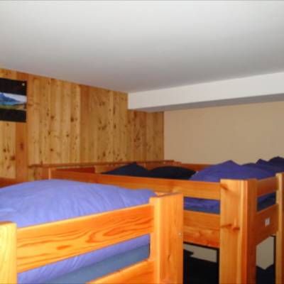 dormitory in the Refuge du Pigeonnier