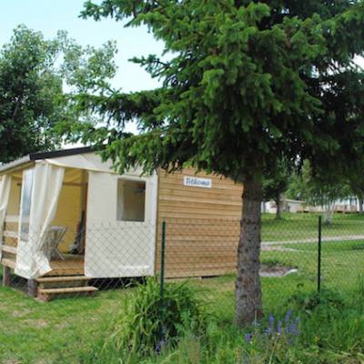 Glamping Chalet in Ancelle in the french Alps