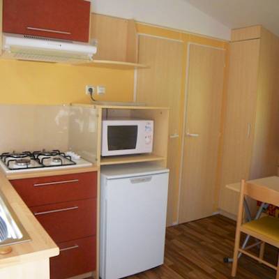 Mobile home on French Alps Campsite 21 - 24m2