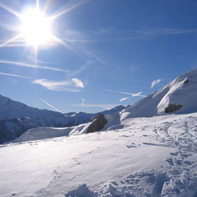 Beautiful views ski touring in the Champsaur