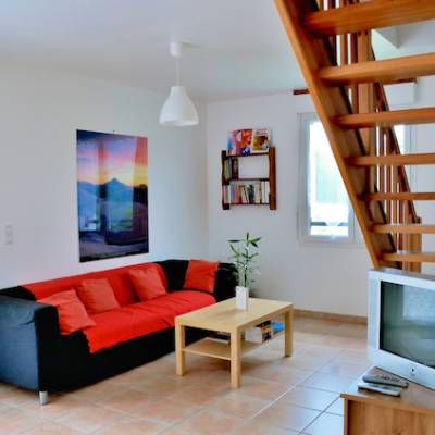The Queyrel Apartment near St Bonnet in the Alps living room