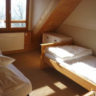 Belas Apartment in traditional stone farmhouse in Ancelle bedroom