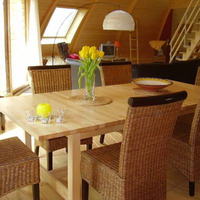 Dining Table in The Sunflower Chalet