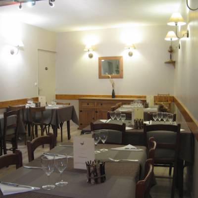 The fauvettes hotel in the Alps restaurant
