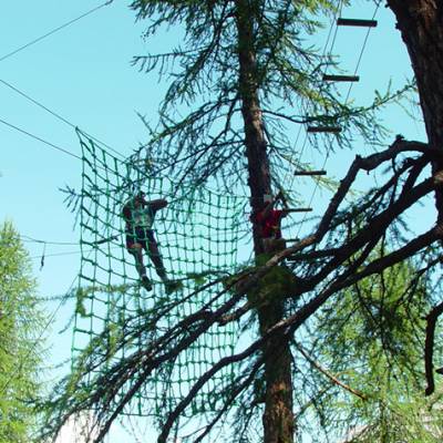 High Ropes Adventure on the spider net