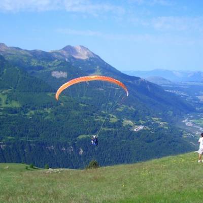 Paragliding in the Champsaur Southern french Alps