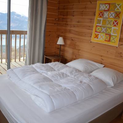 lakeview Chalet St Apollinaire in the Alps