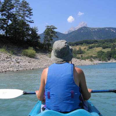 Lake Kayaking on the lac du Sautet