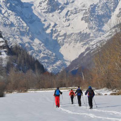 nordic skiing in the Southern french Alps
