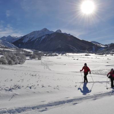 nordic skiing in the Southern french Alps with Undiscovered Alps