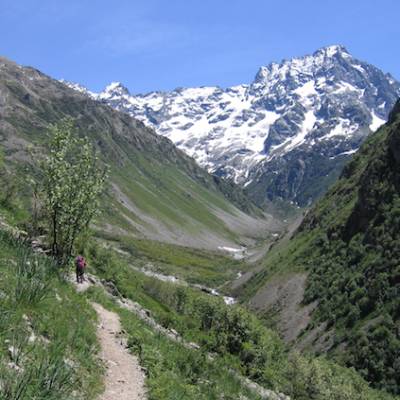 Walking in the French Alps valgaudemar