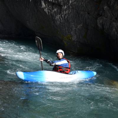 Kayaking in the French Alps