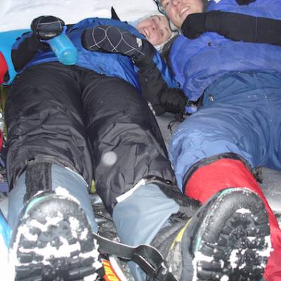 Igloo Expedition - building and sleeping in an igloo for the night