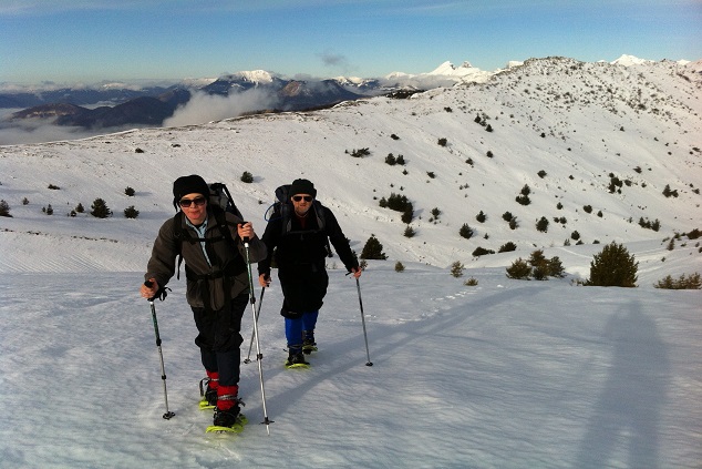 Snowshoeing Holidays, Walking Holidays - Stephen and Alison